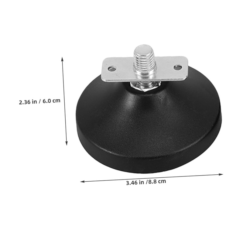 Gatuida 2pcs Rubber Levelers for Foosball Table Noise Reducing Feet