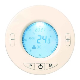 LOWENERGIE Electronic TRV Radiator Thermostat Valve Digital Programmable Head Thermostatic (1, Programmable Thermostat)