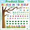 gisgfim Spring Tree Bulletin Board Decorations Set Believe in Yourself