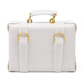 Odoria 1/12 Scale Miniature Briefcase Dollhouse Accessories, White