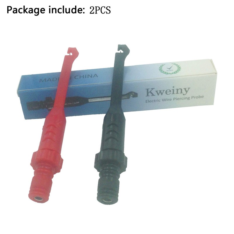 kweiny Electronic Wire Piercing Probe Clip 2 Pack for Automotive