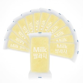 Korean Milk Rice Cracker 밀크 쌀과자 240g (240g, Melon)