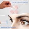 Contact Lens Travel Kit with Cleaner Washer, Portable Contact Box
