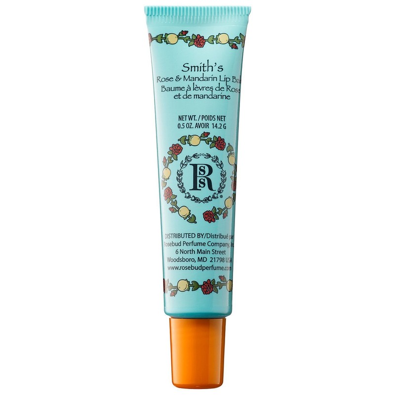 Rosebud Perfume Co. - Mandarin and Rose Lip Balm Tube