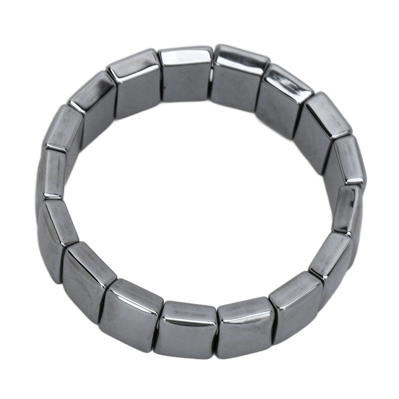 Terahertz Bracelet Rectangle Beads Enhance Physical Fitness Terahertz Healing Stone