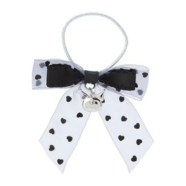 Sanrio 004537 Sanrio Children's Accessories Organza Ribbon Ponytail Holder Kuromi Kuromi 3.1 x 3.1 x 0.3 inches (8 x 8 x 0.8 cm) Character 004537