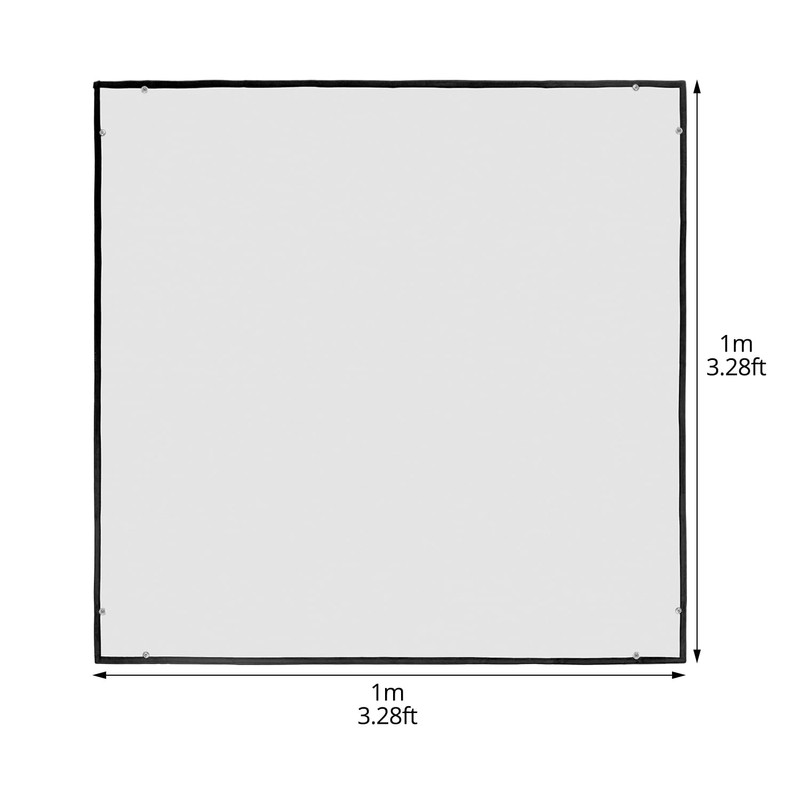 QWORK® Fire Pit Mat, 40 Inches Square Fireproof Mat, Heat