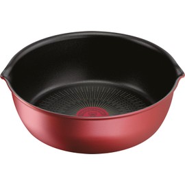 Tefal L38383 Multi-Pan, Removable Handle, 8.7 inches (22 cm), Compatible with Gas Fire, Ingenio Neo IH Rouge Unlimited Multi Pan, Non-Stick