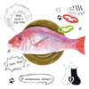 Outus Fish Pencil Case Novelty Fish Pen Bag Fish Coin