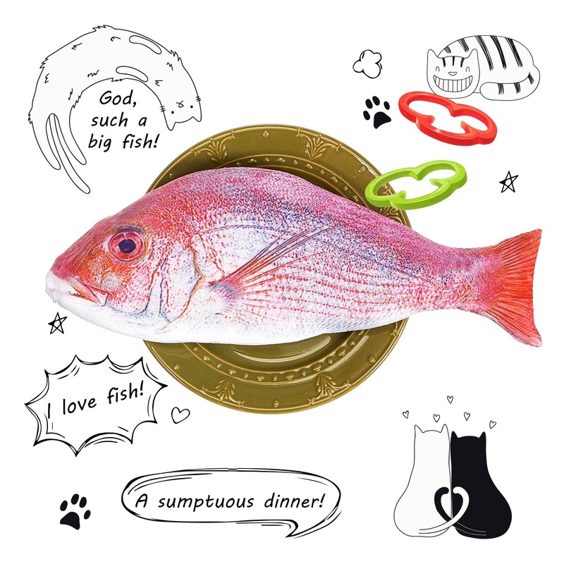 Outus Fish Pencil Case Novelty Fish Pen Bag Fish Coin
