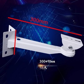 Ulyris Pole, Cylindrical, Square Column, Outdoor, Mounting Base, Arm, Camera Bracket, Surveillance, Security Camera, Housing Bracket, Mounting Hardware (Stainless Steel Band Size: Φ3.9 inches (10 cm))