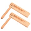 Bohue Wooden Spinning Ratchet Orff Percussion Instrument Handheld Noisemakers Educational
