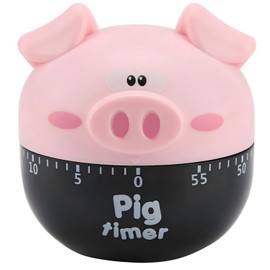 VIFERR Mechanical Kitchen Timer, Kitchen Timer, Kitchen Alarm Clock, Short Timer, Kitchen, Egg Timer, Mechanical 60 Minutes Countdown Timer for Kitchen, Cooking, Baking