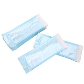 Sterilization Pouch, Gear Self Sealing Sterilization Bag for Dental Tools Dental Self Sealing Sterilization Pouch for Cleaning Tools 90 * 260mm 200Pcs/Box