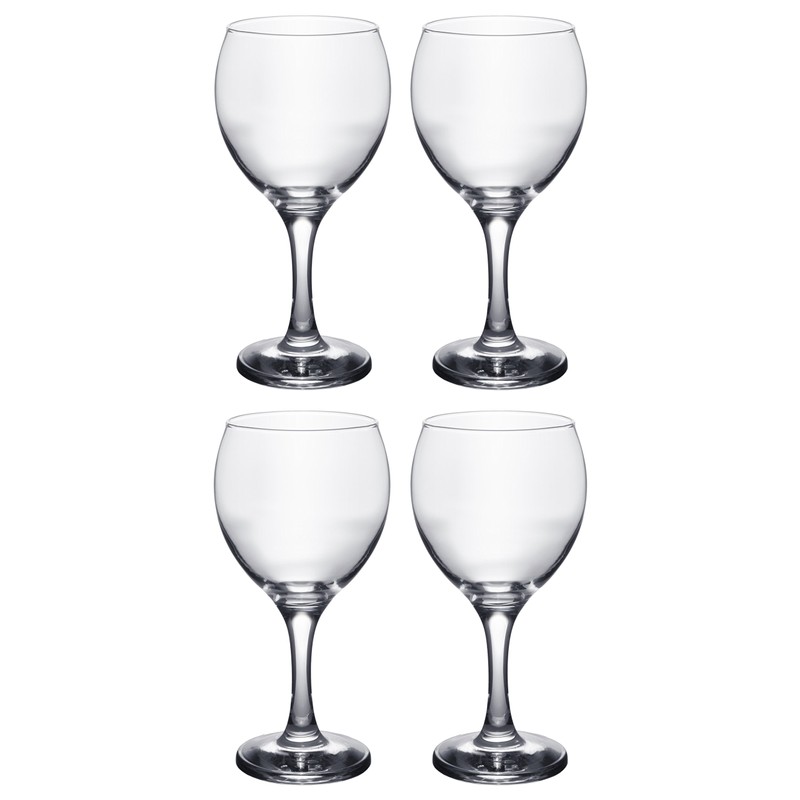 Classic Crystal Clear Stemmed Red Wine Glass, 12 Ounce -