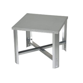 Oatey 34057 Galvanized Water Heater Stand, 21-Inch Square by 18-Inch High