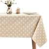 WenYa Polka Dot Tablecloth Wipe Clean Table Cloth Wipeable PVC