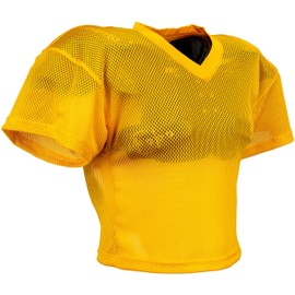 CHAMPRO Boys' Shuffle Youth Football Practice Jersey, Gold