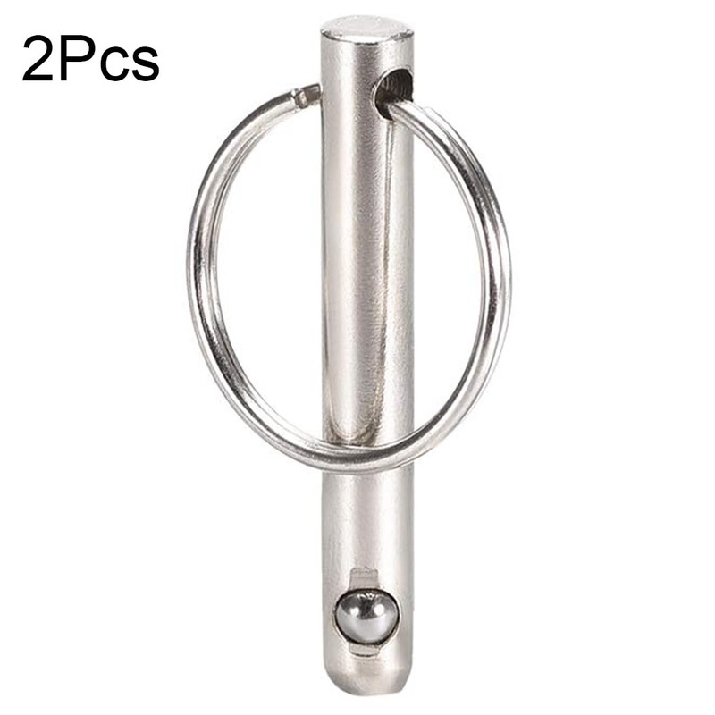 TA-VIGOR 2Pcs Quick Release Pins, 6mm Dia 45mm Length Bimini