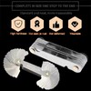 32 Blades Feeler Gauges SAE/Metric Feeler Gauge 58 pcs Thread