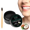 Activated Charcoal Teeth Whitening Set, Pulver-Zahnpasta, Zahnpulver aus Kokosnusskohle -