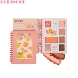 CORINGCO Recipe Note Eyeshadow Palette 10g, Color:01 Flat Pitch Pie