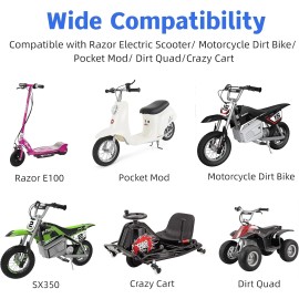 HJHLSTJK 24V 2A Charger for Razor E100 E200 E200S E175 E300 E300S E125 E150 E500 PR200...