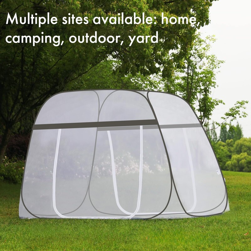 Mocott Pop-Up Dorm Mosquito Net Tent Wide Roof,Portable Folding