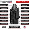 Concealment Express IWB KYDEX Holster, Fits Springfield Hellcat - Claw