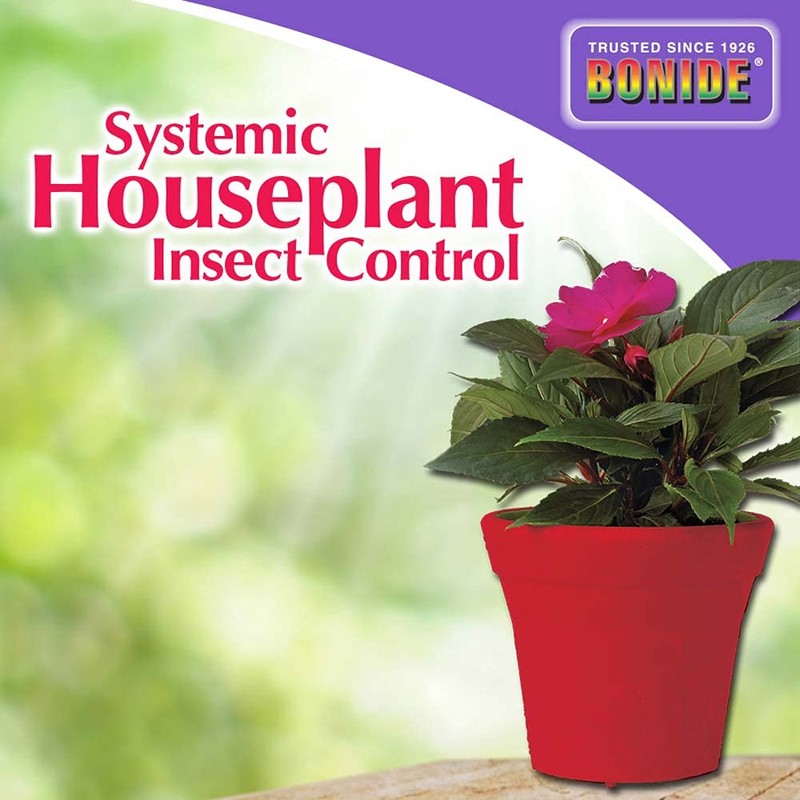 Bonide Systemic Houseplant Insect Control, 8 oz Ready-to-Use Granules for