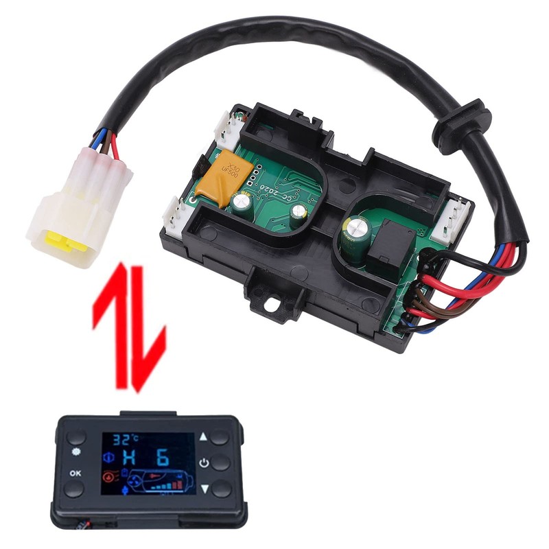 5kw Parking Heater Controller Board 7 Wire Motherboard LCD Remote