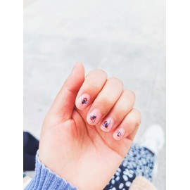 SanerLian Bee Nail Art Stickers Decals Cartoon Self Adhesive Insect Vintage Women Girls Set of 5