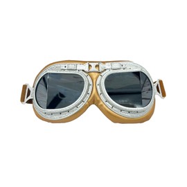CRG Sports Motorcycle Goggle Vintage Aviator Pilot Style Motorcycle Cruiser Scooter Goggle for Man,Women, Adult