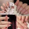 TailaiMei Bow Nail Stickers, 3D Design Self-Adhesive Nail Art Decals