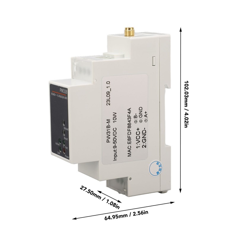 RS485 to WiFi Serial Server 2.4Ghz 5Ghz Dual Band Ethernet