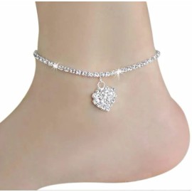 Unbranded Heart Wedding Sandal Beach Anklet Chain Foot Jewelry