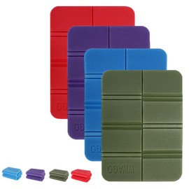 ALLVD Sauna Mat, Sauna Sheet, Value Set of 4, Cushion Cushion, 8-fold, Lightweight, Compact, Easy to Carry, Moisture-Proof, Heat Insulation