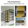 Terminal Block 2 Wrapped 10 Circuits 30A 450v Double-Row Screw
