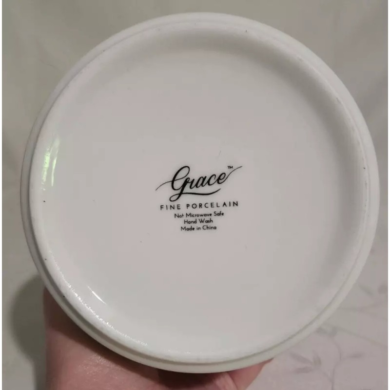 Grace Fine Porcelain NEW Grace Fine Porcelain Strawberry Canister with