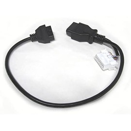 Mobilistics OBD2 Splitter with 12” Extension Y Cable Compatible with White OBD-II recepticle.