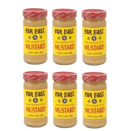 Hot Chinese Mustard - Six 7.25 Ounce Jars of Chinese Hot Mustard (6-pack)