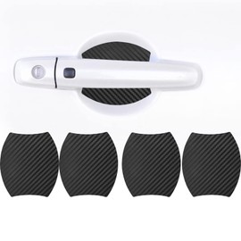 Door Handle Protector for Toyota New Corolla Cross, Toyota BZ4X XEAM10 / YEAM15 / Toyota Hiace/Regius Ace 200 Series Door Handle Protection Cover, Carbon Tone