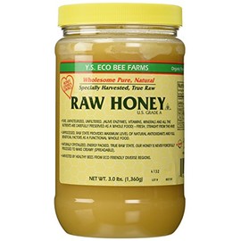 YS Eco Bee Farms RAW HONEY - Raw, Unfiltered, Unpasteurized - Kosher (3 Lb (2 Pack))