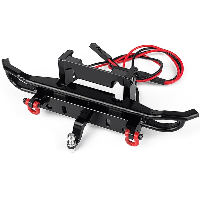 RCLIONS Aluminum Front and Rear Bumper Set Upgrades for TRX4M