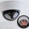 Dome LED Dummy Camera Security Surveillance Model Warning Light Home Security Monitoring