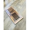 Elegance Plyquet Unfinished Acacia Wood Floor Vent Register, Flush Mount