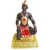 4 Inch Santo Orisha Shango Macho Statue Car Statue Chango Macho Estatua with a soft sticky pad