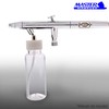 Set of 10 Plastic 3.4 Ounce (100cc) Airbrush Bottles (Jars)