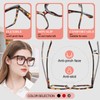 MARE AZZURO Oversized Reading Glasses Women Fashion Large Square Readers