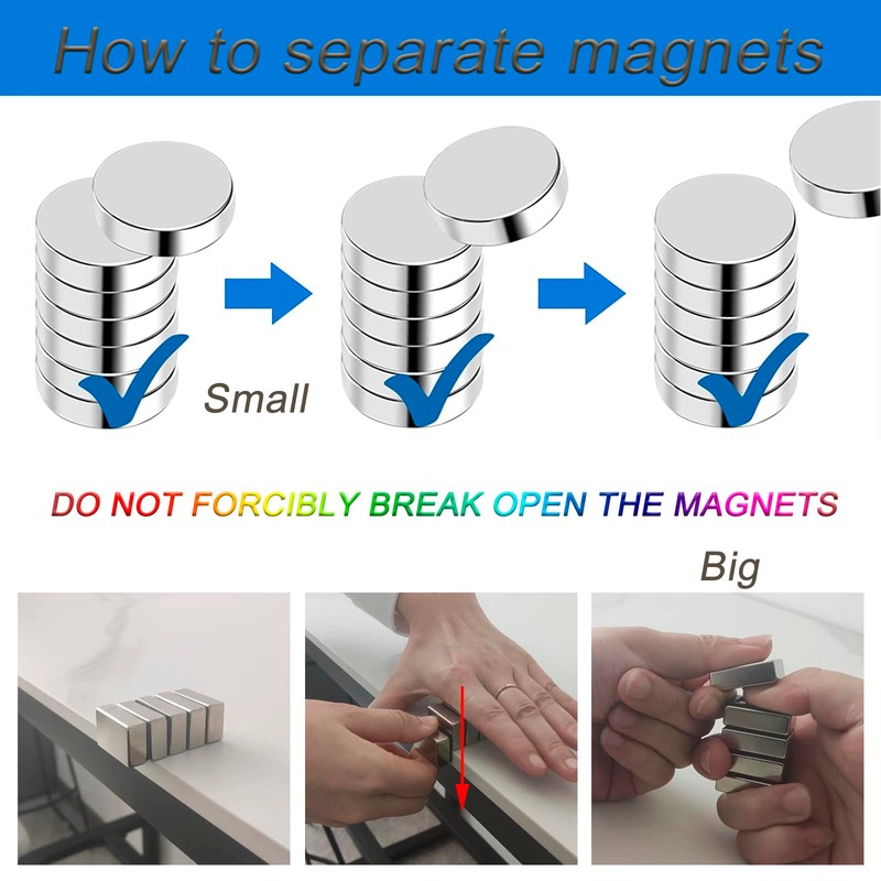 Realth Magnets Magnets Rectangular Neodymium Magnet 28mm*18mm*9mm 5 Pack for